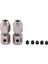 4pcs Rc Tekne Esnek Kuplaj Cnc Paslanmaz Çelik Flex Collet Kuplör, 3.18X4MM (Yurt Dışından) 4