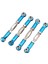 WLTOYS için 14X 144001 1/14 RC Araba Yedek Parçalar Metal Bağlantı Servo Çekme Çubuk Direksiyon Çubuğu Seti Mavi (Yurt Dışından) 4