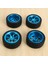 2 Set 65MM Metal Tekerlek Jant + Yüksek Kavrama Kauçuk Lastik Lastikleri Wltoys Için Lastikler 144001 A959 A959-B 124019 124018 Rc Araba Parçaları, Mavi (Yurt Dışından) 4
