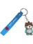 Figürlü ve Işıklı Silikon Anahtarlık - Ayıcık - Turkuaz 1