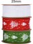 Noel Şeridi Kek Dekoratif Baskı Şeridi Noel Ağacı Iplik Hediye Kutusu Buket Malzemeleri 2.5cm (Yurt Dışından) 5