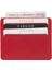 Kırmızı Hakiki Deri Unisex Kredi Kartlık - S1KK00001050-C71 5