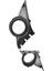 Araba Ön Sis Farları Kapak Peugeot 207 Sport 2006 2007 2008 2009 Hood Frame Sisli Lamba Kapakları Çerçeve Trim (Yurt Dışından) 2