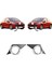 Araba Ön Sis Farları Kapak Peugeot 207 Sport 2006 2007 2008 2009 Hood Frame Sisli Lamba Kapakları Çerçeve Trim (Yurt Dışından) 3
