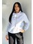Kadın Kapüşonlu Şardonlu Basic Sweatshirt P-00018607 2