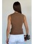 Kadın Gold Düğme Detaylı Triko Bluz P-00018640 4