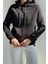 Kadın Kapüşonlu Şardonlu Basic Sweatshirt P-00018607 3