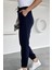 Kadın Bel ve Paça Lastikli Cepli Eşofman Altı P-00018621 3