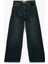 Düşük Bel Düz Paça Pamuklu Straight Yıkamalı Bol Jean Pantolon - Loose Straight Fit Jean 4