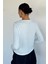 Kadın Bisiklet Yaka Çizgi Desenli Sweatshirt P-00018591 4