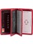 Kırmızı Hakiki Deri Unisex Kredi Kartlık - S1KK00001601-B68 5