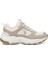 Bej Kadın Sneakers Düz Taban Rahat Kullanım İçin Tasarlandı 4