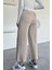 Kadın Bel Lastikli Bol Paça Pantolon P-00018532 3