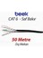 Cat6 50 Metre U-Utp Saf Bakır Dış Mekan Data Kablosu 4X2X23 Awg Pe Siyah Renk 1