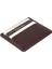 Kahve Hakiki Deri Unisex Kredi Kartlık - S1KK00001050-B07 5