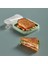 Taşınabilir Silikon Sandviç Tost Öğle Yemeği Kutusu Gıda Tutma Snack Box Öğrenci Ofis Çalışma Kutusu (Yurt Dışından) 5