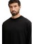 Erkek Siyah Uzun Kollu Pijama Takımı LV00NM2950 3
