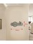 3D Modern Dekoratif Boyalı Raf ve Çiçeklik Vazo Dahilder 1