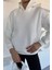 Kadın Kapüşonlu Kanguru Cepli Üç Iplik Şardonlu Sweatshirt P-00018483 1