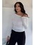 Kadın Omuz Büzgülü Likralı Bluz P-00018530 1