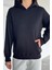 Kadın Kapüşonlu Kanguru Cepli Üç Iplik Şardonlu Sweatshirt P-00018483 3