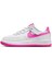 Air Force 1 Af1 Ps Unisex Sneaker White Pink Unisex Günlük Spor Ayakkabı Beyaz Pembe 2