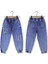 Dikiş Detaylı Lastikli Denım Pantolon - Lacivert - 3 Yaş Lacivert 1