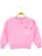 Simli Çiçek Baskılı Iki Iplik Şardonlu Sweatshırt - Pembe - 2 - 3 Yaş - ERL50685.0-PEMBE-2 - 3 Yaş Pembe 1