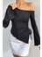 Bel Büzgülü Asimetrik Kesim Kadın Bluz P-00018456 2