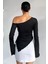 Bel Büzgülü Asimetrik Kesim Kadın Bluz P-00018456 4