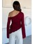 Bel Büzgülü Asimetrik Kesim Kadın Bluz P-00018456 4