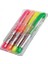 Fosforlu Kalem Seti 4 Renkli Canlı Kalemler 4 Adet Kırtasiye Araç Gereçleri 3