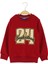 24 Basketball Baskılı Iki Iplik Şardonsuz Sweatshırt - Kırmızı - 2 Yaş - ATA30734.0-KIRMIZI-2 Yaş Kırmızı 1
