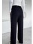 Kadın Leopar Detaylı Bel Lastikli Palazzo Pantolon P-00018469 5