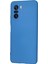 Xiaomi Poco F3 Kılıf Nano Içi Kadife Silikon - Mavi 3