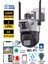 Pro RX23 6mp Dual Lens 360° Görüş Hareketli Waterproof Gece Görüş Sesli Görüşme Akıllı Kamera Çakarlı 1