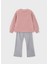 4-10 Yaş Arası Pulover Taytlı Takım - Maquıllaje/nude 2