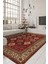 Gelenekten Ilham, Modernlikten Stil Kırmızı Desenli Kaymaz Taban Salon Halısı 3