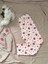 Goodnight Homewear Kırmızı Kalp Desenli Beyaz Süet Düğmeli Ikili Pijama Takımı 6