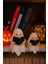 Kitap Okuyan Hayalet Figürü Pilli Mum Ile Kullanım Masaüstü Obje Dekoratif Figür Halloween Dekoru 4