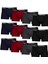 Merish Iç Giyim Erkek Boxer Likralı Karışık 12'li Premium Paket , 4 Renk 12 Li Paket Erkek Boxer 1