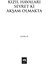 Kızıl Havaları Seyret Ki Akşam Olmakta - Taner Ay - Ötüken Neşriyat 2