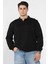 Erkek Gömlek Yaka Sweatshirt P-00018556 1