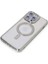 iPhone 15 Pro Max Kılıf Joke Simli Magneticsafe Kılıf - Gümüş 3