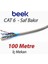 Cat6 100 Metre Saf Bakır F-Utp Iç Mekan Data Kablosu Awg 23 1/0.4tc Od:7.5mm Lszh Gri Renk 1