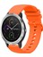 Garmin Vivoactive 3 ile Uyumlu Kordon Jel Silikon Tokalı Kayış 1