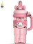 Sanrio Bobo Buz Ba Uzay Kupası Öğrenci Taşınabilir Büyük Kapasiteli Su Isıtıcısı Sevimli Kız Özel Pipetli Bardak (Yurt Dışından) 1