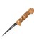 Wooden Saplı Dövme Sıyırma Bıçağı 14,5 cm 1