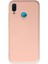 Huawei P20 Lite Kılıf Nano Içi Kadife Silikon - Pudra 1
