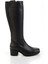 Siyah Hakiki Deri Kadın Çizme K03586333303 1